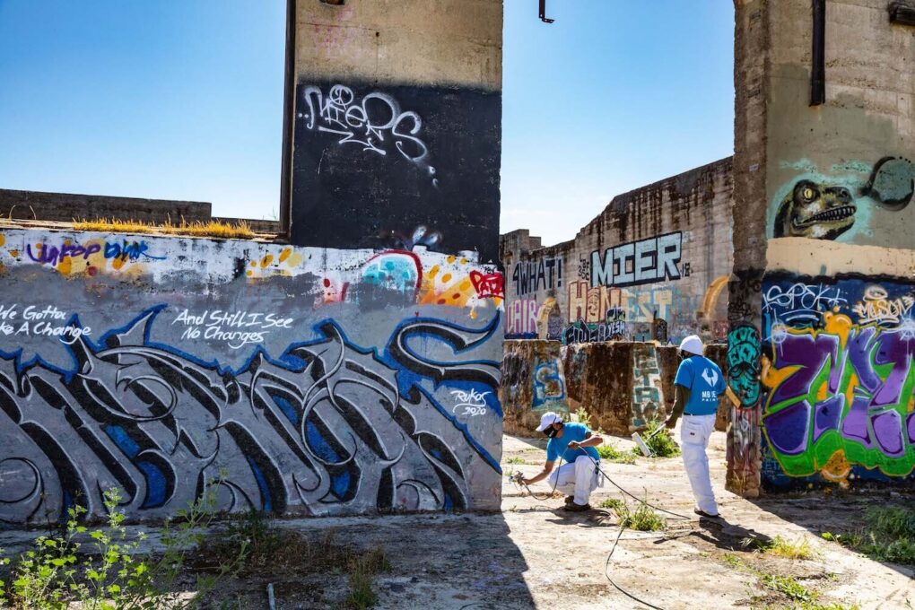  Anti-Graffiti Coatings for Artwork at the Napa Valley Ruins & Gardens