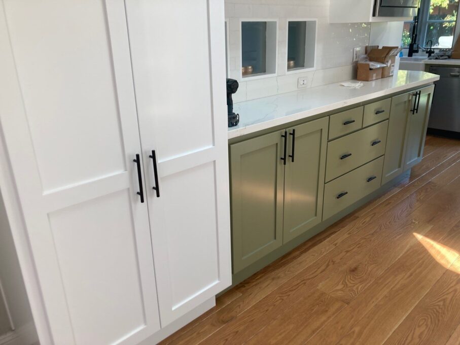 Bay Area cabinet painter Kitchen Cabinet Painting in Alameda, CA - Creating a Trendy New Look!