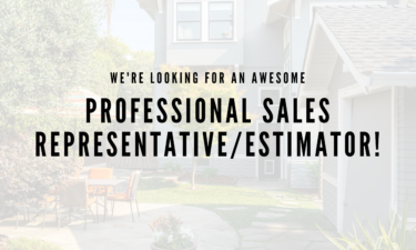 Now Hiring a Professional Sales Representative / Paint Estimator