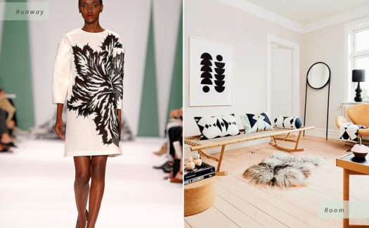 Home Design Inspiration is Everywhere - Even Fashion Week.