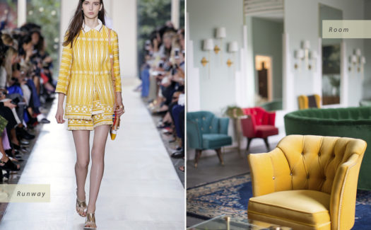 Home Design Inspiration is Everywhere - Even Fashion Week.