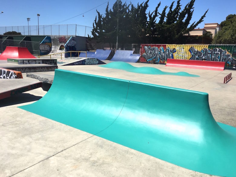 Cleaning and Painting a Skatepark in the Oakland, CA Area
